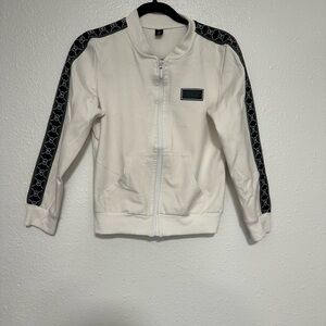 Gucci Kids Cream Hoodie with Black Trim